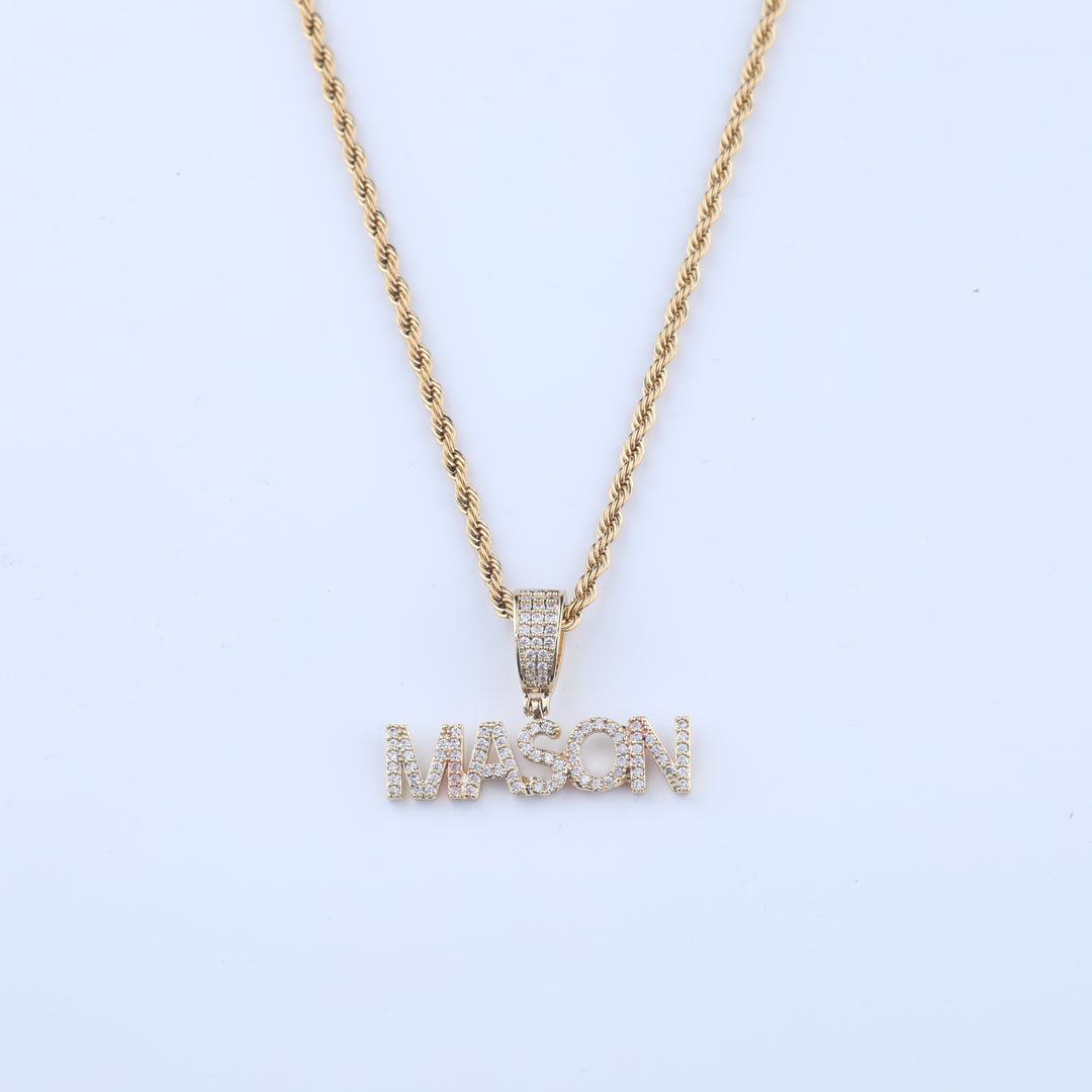 Personalized Iced Out Name Necklace – Evver